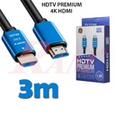 Premium Cable HDTV 4K ULTRAHD 3M.