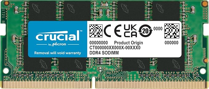 Crucial Basics 16GB DDR4-3200 SODIMM Laptop CB16GS3200