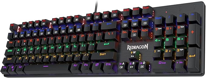 REDRAGON VALHEIM MECHANICAL GAMING KEYBOARD-DUST PROOF BLUE