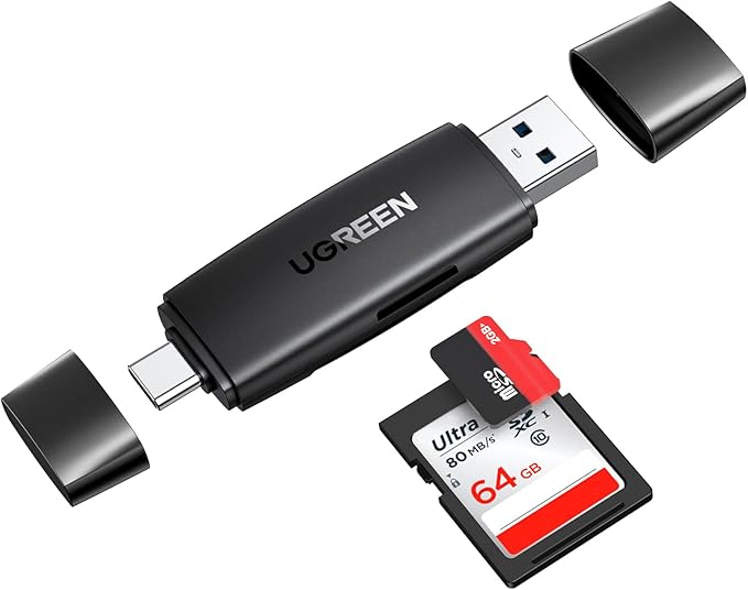 UGREEN  80191  Multifunction Card Reader (Black).
