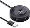 UGREEN CR106 (20277) USB 2.0 Hub 4 Ports 1m (Black).
