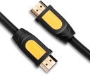 UGREEN HD101 (10170) HDMI Round Cable 10m (Yellow/Black).