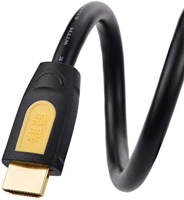 UGREEN HD101 (11106) HDMI Round Cable 15m (Yellow/Black).