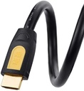 UGREEN HD101 (11106) HDMI Round Cable 15m (Yellow/Black).