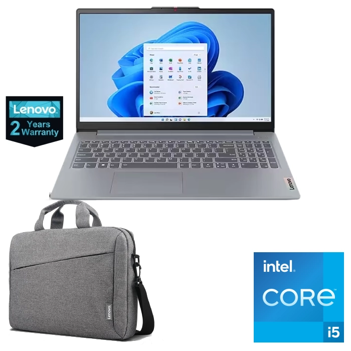 LENOVO-IdeaPad-Slim-3-15IRH8-Core-i5-13420H-8-Cores-8GB-DDR5-4800-512GB-SSD-Intel®?-UHD-Graphics-15.6FHD-ARB-KYB-NON-BACKLIT-WIN-11- 2Y-Warranty-Grey-BAG