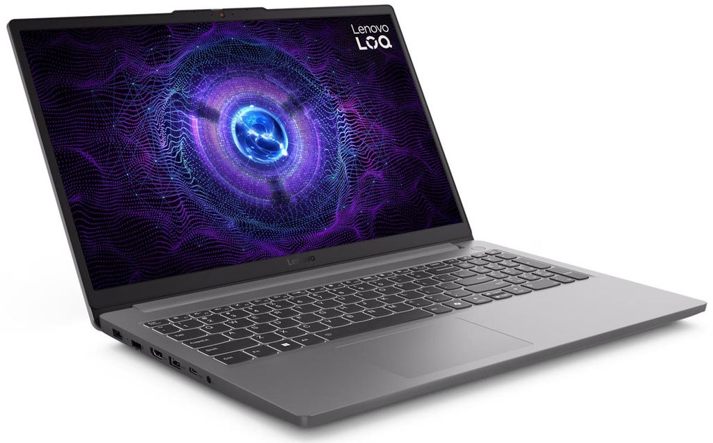 Lenovo LOQ i5-12450HX, 16G Ram DDR5-4800, 512G NVMe, VGA Nvidia 6G RTX3050, 15.6FHD White Backlit- 144Hz, Luna Grey ) Lenovo LOQ M100 RGB Mouse + 2Yr 