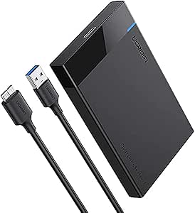 UGreen 2.5-inch SATA Hard Drive Enclosure - Micro USB - US221/30848