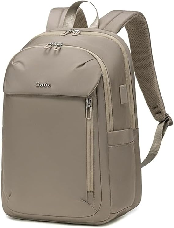 Chantria Laptop Backpack, 15.6 Inches, Waterproof, Khaki, CB-00633