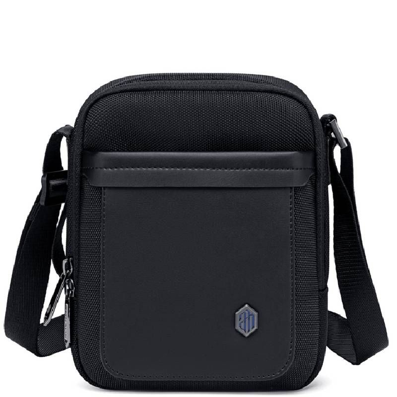 Arctic Hunter K00688 Men's Shoulder Bag – 9.7" Waterproof Crossbody Casual Bag with Adjustable Strap and Multi-Compartment Design – Black