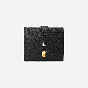 Rahala RA107 Men's 4-sided Bifold Leather Cardholder (Black)