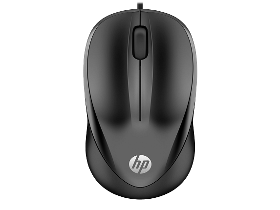 HP Wired Mouse 1000-Black-MO975