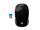 HP 200 Optical Sensor Wireless Mouse - Black-MO458