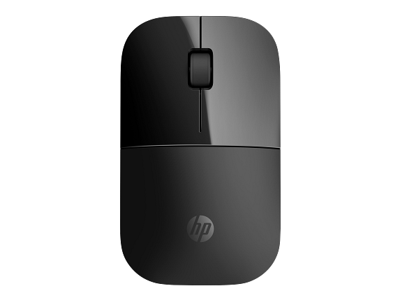 HP Z3700 Wireless Mouse Black – Slim 2.4GHz Optical Mouse (MO729)