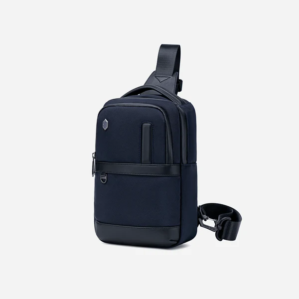 Arctic Hunter XB00678 Men’s Crossbody Shoulder Bag – Waterproof Casual Sling with USB Charging Port – Blue