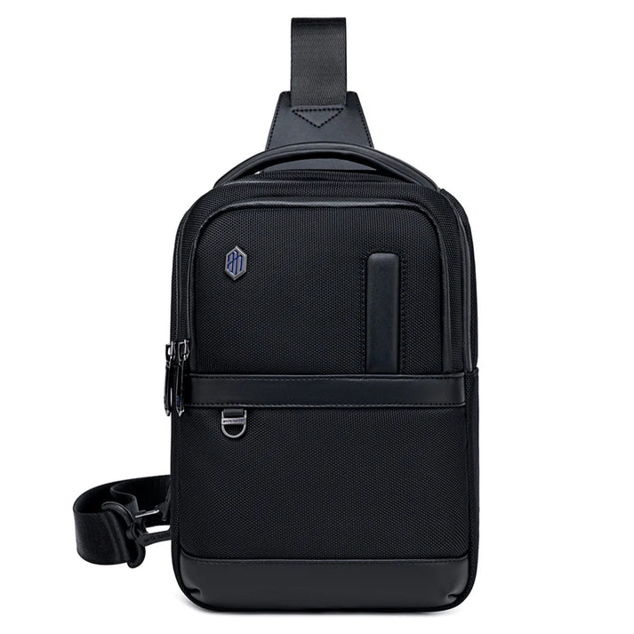 Arctic Hunter XB00678 Men’s Crossbody Shoulder Bag – Waterproof Casual Sling with USB Charging Port – Black