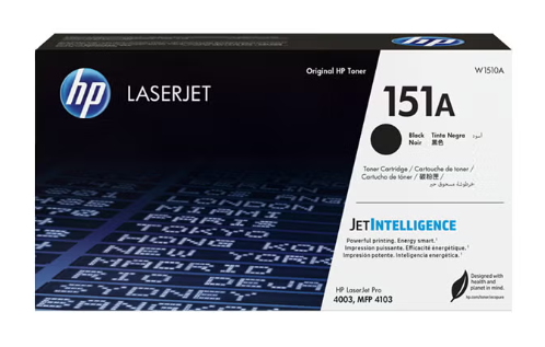 HP 151A Black Original LaserJet Toner Cartridge (W1510A) – For HP LaserJet Pro 4002, 4102, MFP 4103, and MFP 4104 Series Printers