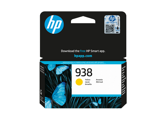 HP 938 Yellow Original Ink Cartridge – Genuine HP Cartridge for HP OfficeJet Pro 8500/8500A Series Printers