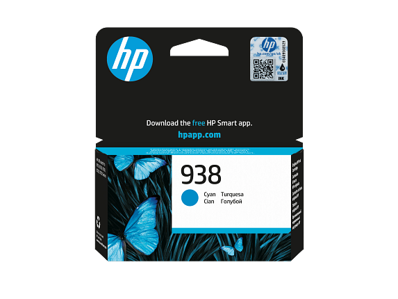 HP 938 Cyan Original Ink Cartridge 
