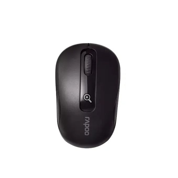 Rapoo M10 Plus Wireless Optical Mouse, Black