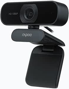 Rapoo C260 USB Black Full HD Webcam, 1080p 30hz, 360 Horizontal, 95 Super Wide-Angle