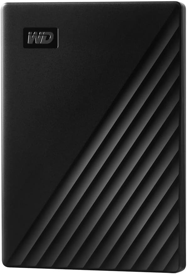 Western Digital My Passport 5TB External Hard Drive – Portable USB 3.0 Storage Device (Black)