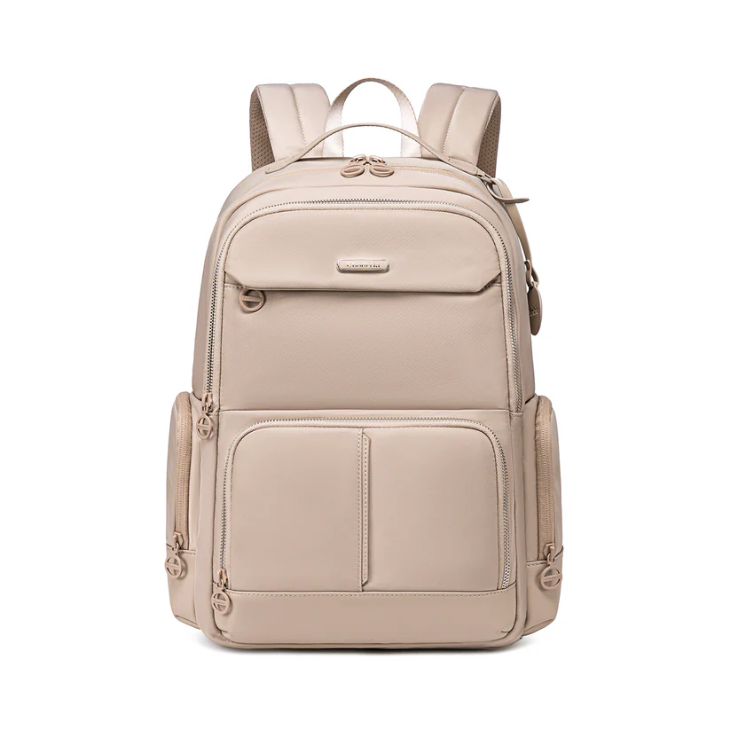 Chantria Laptop Backpack 15.6 Inches Waterproof Khaki