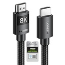 UGREEN  40178 HD150 8K HDMI Cable Male to Male Braided 1m