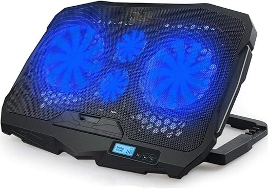 GIGAMAX Laptop USB Cooling Pad S18 Plus – High-Performance Gaming & Laptop Cooling Stand with USB Powered Fans