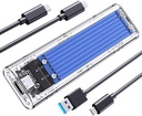 ORICO NVME Case, M.2 SSD USB C Case 10Gbps, PCIe USB 3.2 Gen2 External Adapter