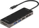 Promate 11-in-1 USB-C™ Adapter with HDMI, 100W PD, 4 USB Ports, AUX, VGA, RJ45, SD/TF Slot, PrimeHub-Pro