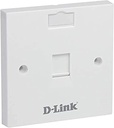 D-LINK External faceplate with single UTP Cat 6 insert and backbox for network end point