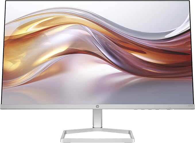 HP S5 524SF LED 23.8 IPS - Vga / HDMI 1.4 / HDMI- 100Hz - Ultra Thin - 3 sided bordless – Silver   