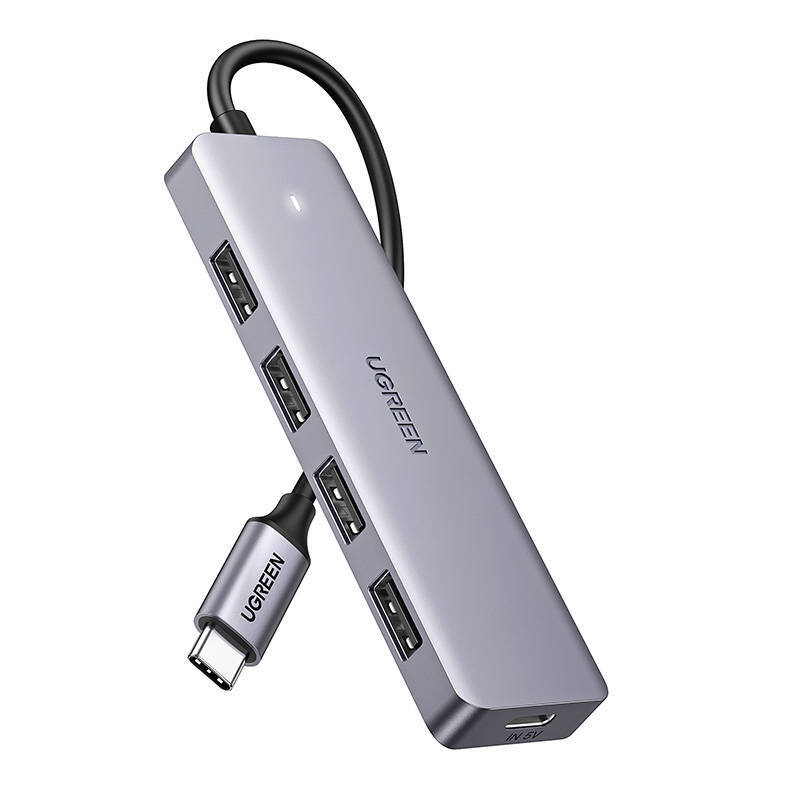 UGREEN CM219 (70336)  4-Port USB3.0 Hub with Micro USB Power Supply