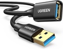 UGREEN 10373 USB 3.0 Extenstion Male Cable 2m (Black)