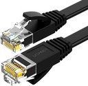 UGREEN  50174  NW102   Cat 6 U/UTP Lan Flat Cable 2m (Black)