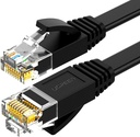 UGREEN  50180  NW102  Cat 6 U/UTP Lan Flat Cable 15m (Black)