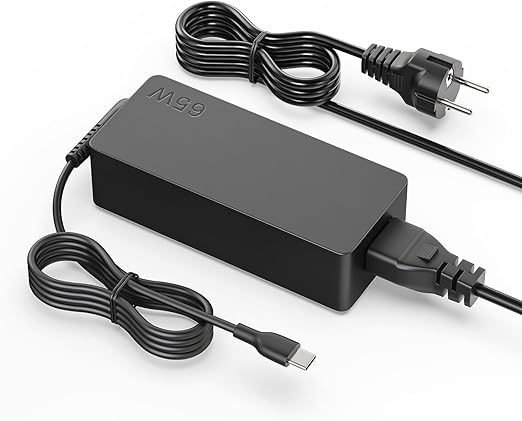 HP Original 65W USB-C Laptop Charger – Compatible with HP ProBook 450 G9 – Model 917677-003