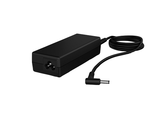 HP 90W Smart AC Adapter (W5D55AA) – Original Laptop Charger with 4.5mm Connector, Smart-Pin Technology, and Power Cord Included