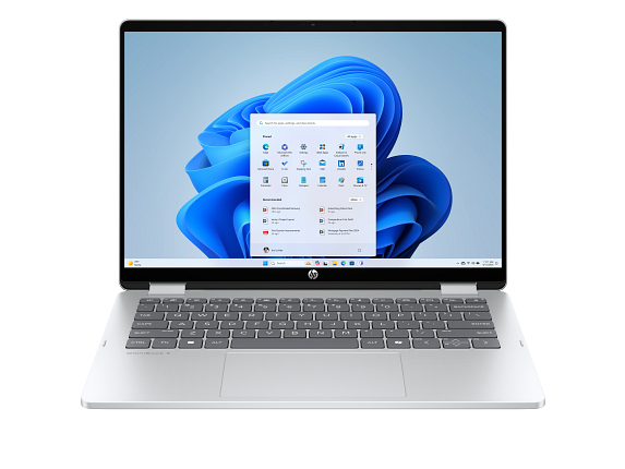 HP OmniBook 5 Flip 2-in-1 Laptop 14-fp0008ne, Windows 11 Home Single Language, 14", Touch screen, Intel® Core™ i7, 16GB RAM, 512GB SSD, 2K, Glacier silver