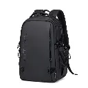 Arctic Hunter B00534 15.6-Inch Laptop Backpack – Casual Water-Resistant Business Bag with USB Charging Port and Multi-Pocket Design – Black