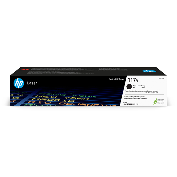 HP 117A Black Original Laser Toner Cartridge (W2070A) – For HP Color Laser 150, 178, and 179 Series Printers