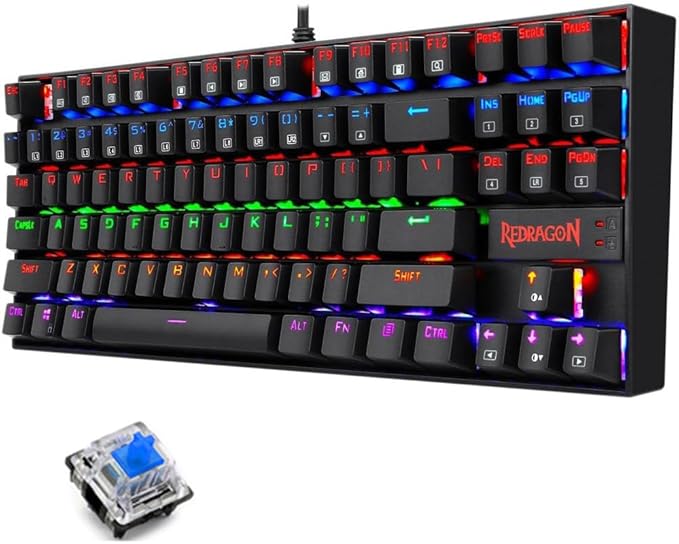 REDRAGON KUMARA MECHANICAL GAMING KEYBOARD-DUST PROOF BROWN