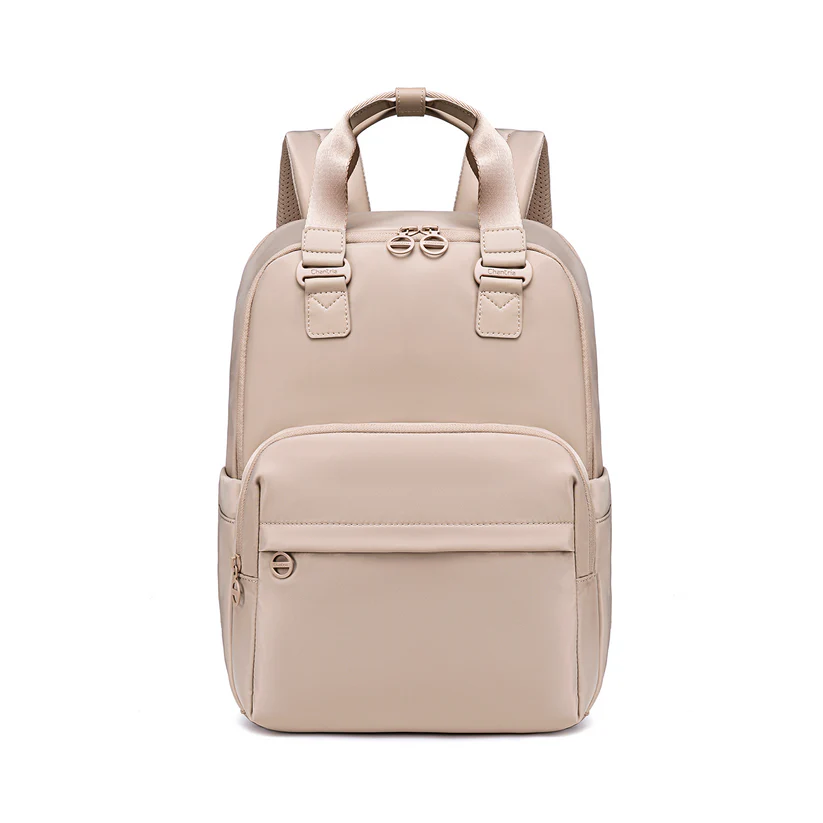 Chantria Casual Backpack for Women 15.6 Laptop Backpack with Multiple Compartment-CB00778-Kakhi