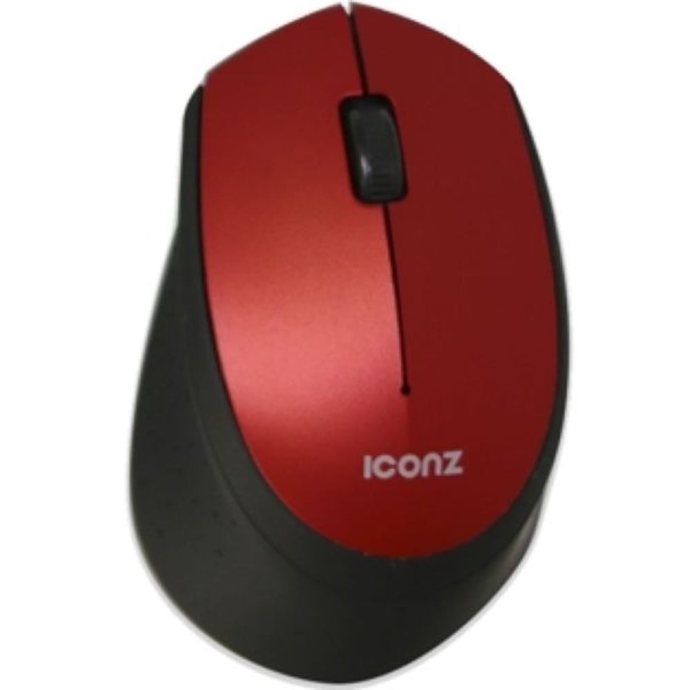 ICONZ Wireless Ergonomic Silent Mouse RED 