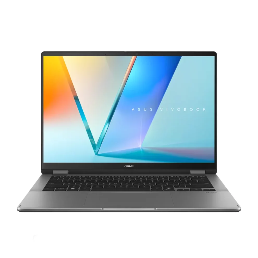 ASUS Vivobook S14 Flip TP3407SA-QL039W Convertible Laptop – Intel® Core™ Ultra 7 256V – 16GB RAM – 512GB SSD – 14" WUXGA Touchscreen + Pen – Intel Graphics – Windows 11 – ASUS 2-in-1 Laptop