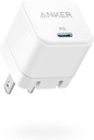 Anker PowerPort III 20W Cube Charger (A2149L23) – USB-C Fast Charger with Foldable Plug for iPhone 14/13 Series, Galaxy, Pixel, and iPad – Compact Design, Cable Not Included