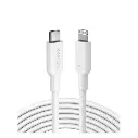 Anker A81A1P21 USB-C to Lightning Cable – 60W Power Delivery Fast Charging & Data Sync Cable, MFi Certified for iPhone and iPad – 1.8m, White