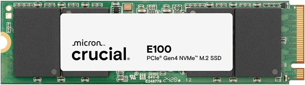 Crucial E100 Gen4 2280 M.2 SSD 1TB – PCIe Gen4 NVMe Internal Solid State Drive
