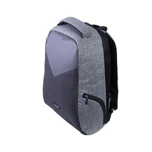 L'avvento Laptop Backpack, Made by High Quality Nylon Material  Zipper Puller fits up to 15.6", Gray
