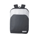 L'avvento Laptop Backpack up to 15.6" Black, with Gray Strip